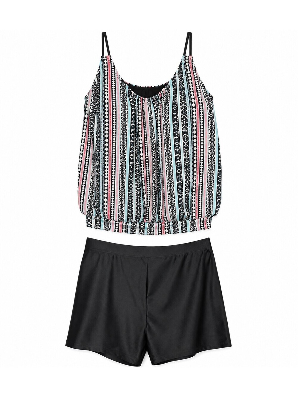 SHEIN Women's 2-Piece Tank Top and Shorts Lounge Set, Size 7XL